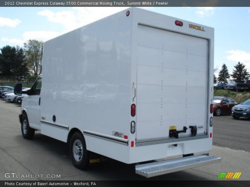 Summit White / Pewter 2012 Chevrolet Express Cutaway 3500 Commercial Moving Truck