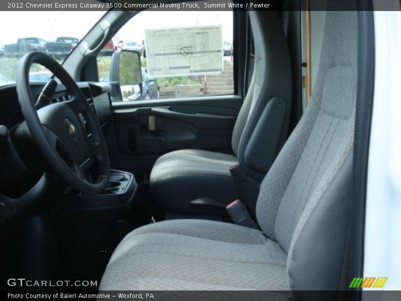 Summit White / Pewter 2012 Chevrolet Express Cutaway 3500 Commercial Moving Truck
