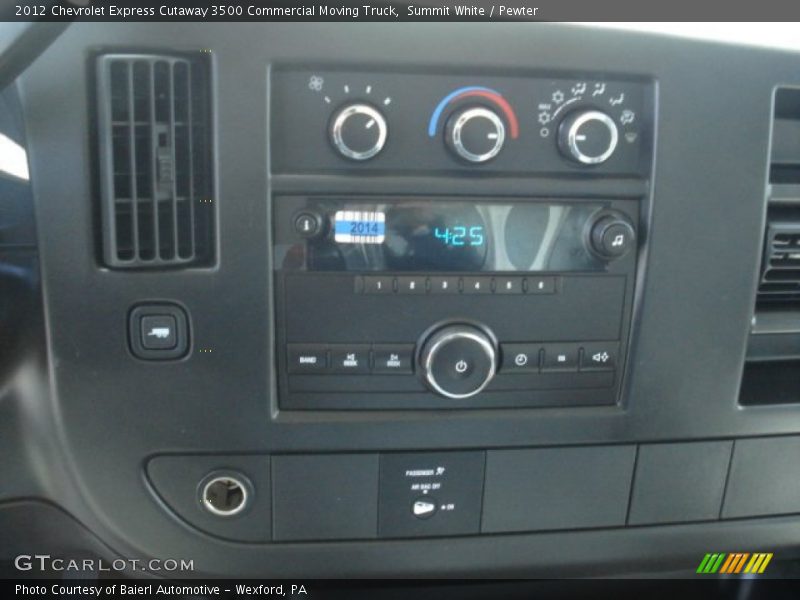 Summit White / Pewter 2012 Chevrolet Express Cutaway 3500 Commercial Moving Truck