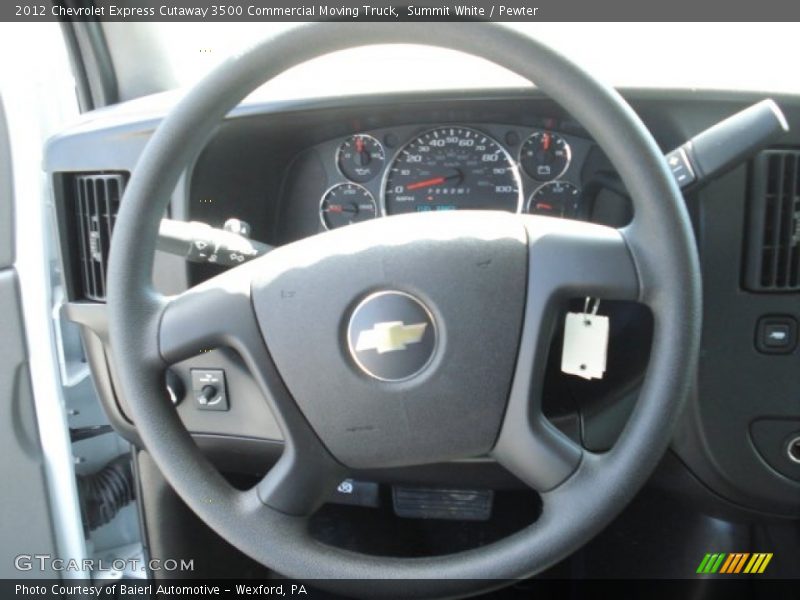 Summit White / Pewter 2012 Chevrolet Express Cutaway 3500 Commercial Moving Truck