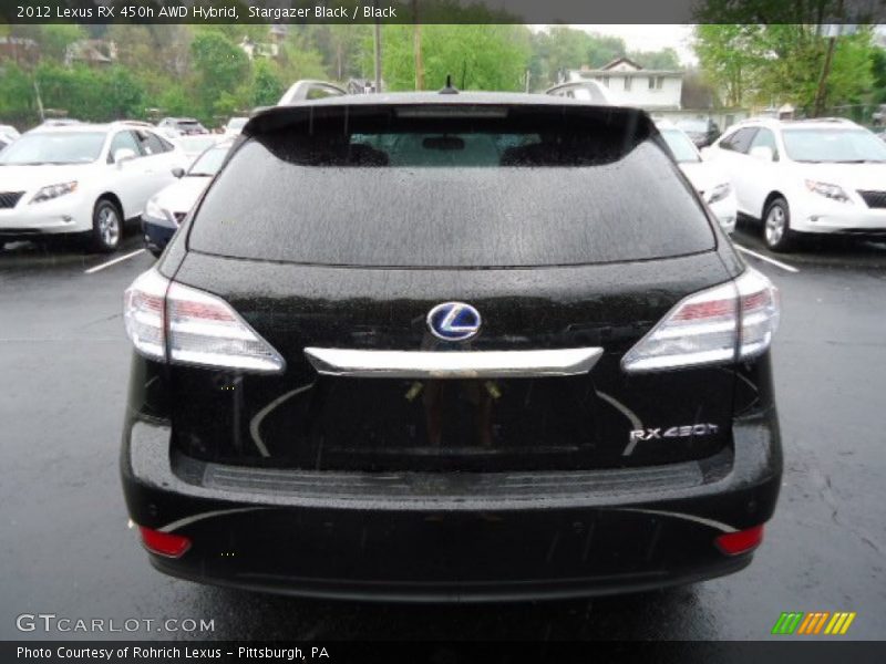 Stargazer Black / Black 2012 Lexus RX 450h AWD Hybrid