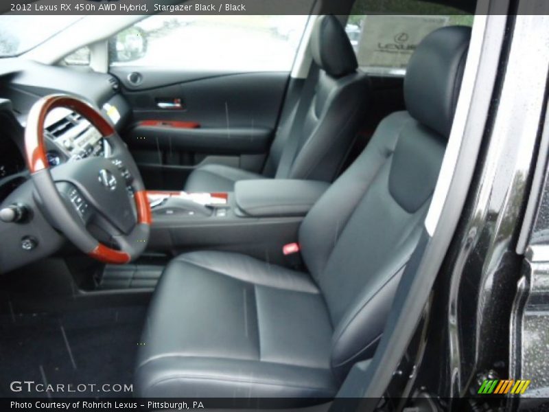Stargazer Black / Black 2012 Lexus RX 450h AWD Hybrid