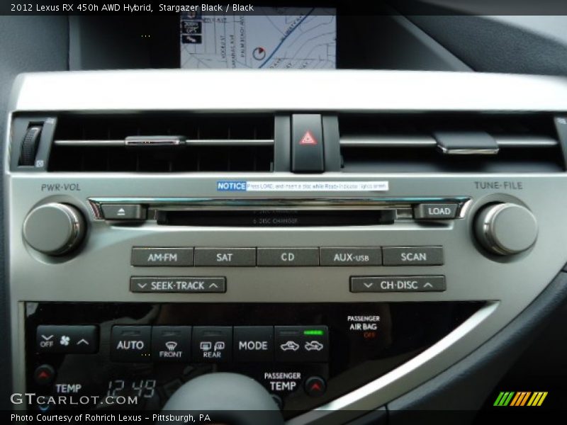 Stargazer Black / Black 2012 Lexus RX 450h AWD Hybrid