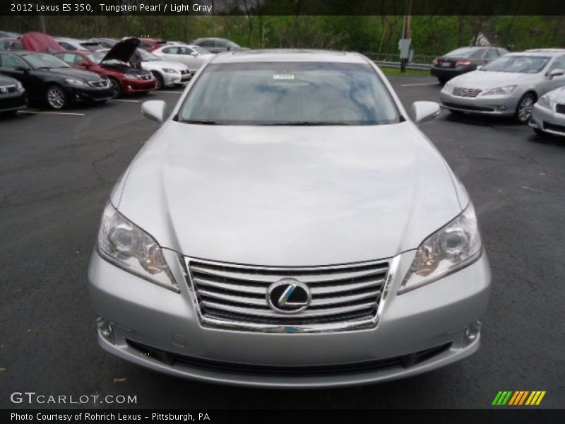 Tungsten Pearl / Light Gray 2012 Lexus ES 350