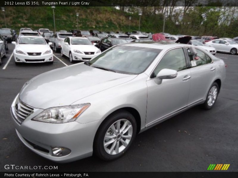 Tungsten Pearl / Light Gray 2012 Lexus ES 350