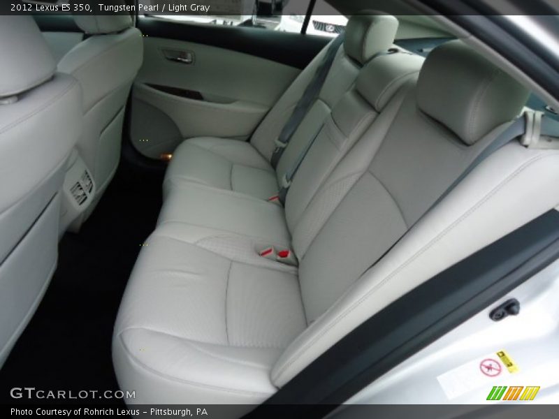Tungsten Pearl / Light Gray 2012 Lexus ES 350