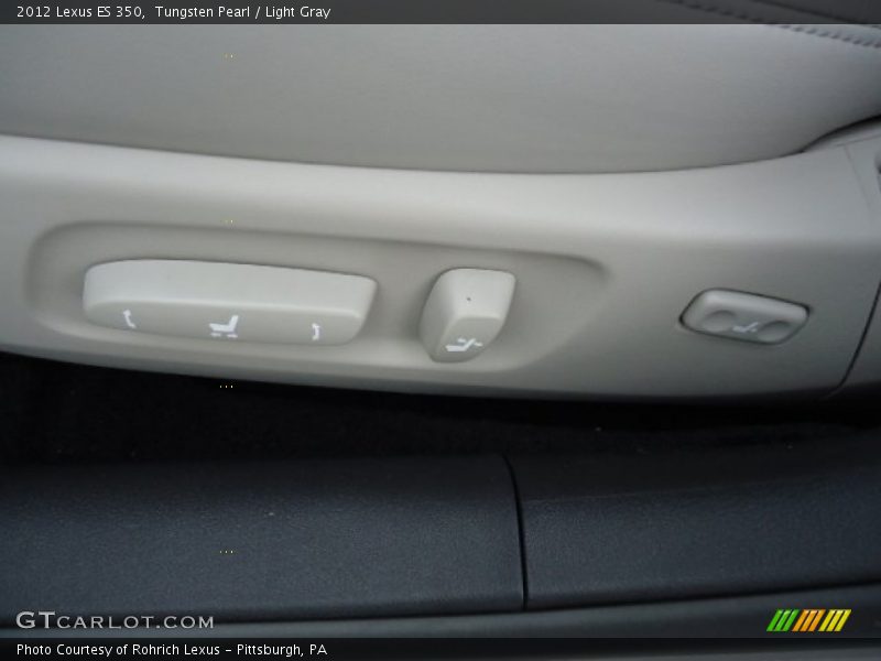 Tungsten Pearl / Light Gray 2012 Lexus ES 350