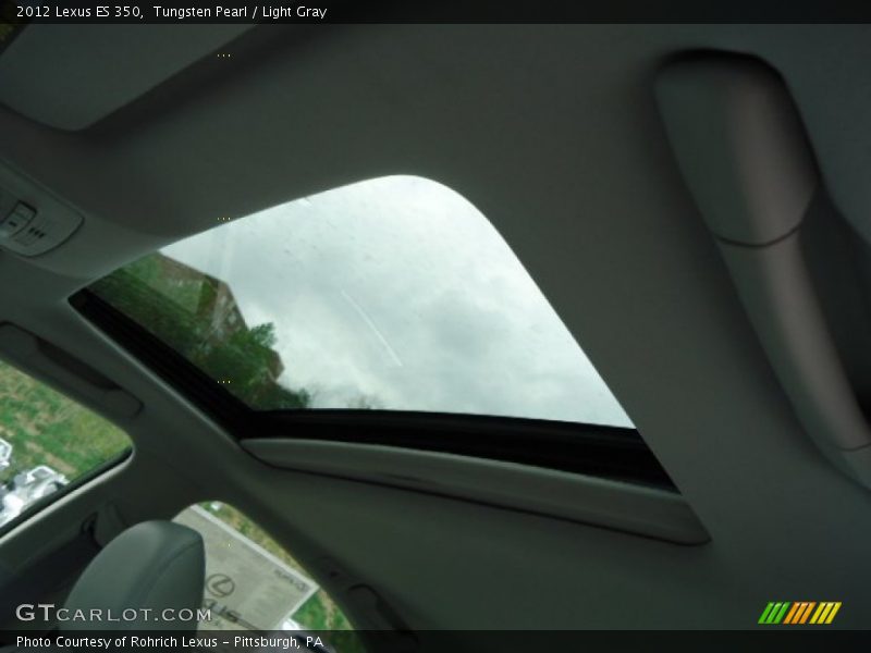 Tungsten Pearl / Light Gray 2012 Lexus ES 350