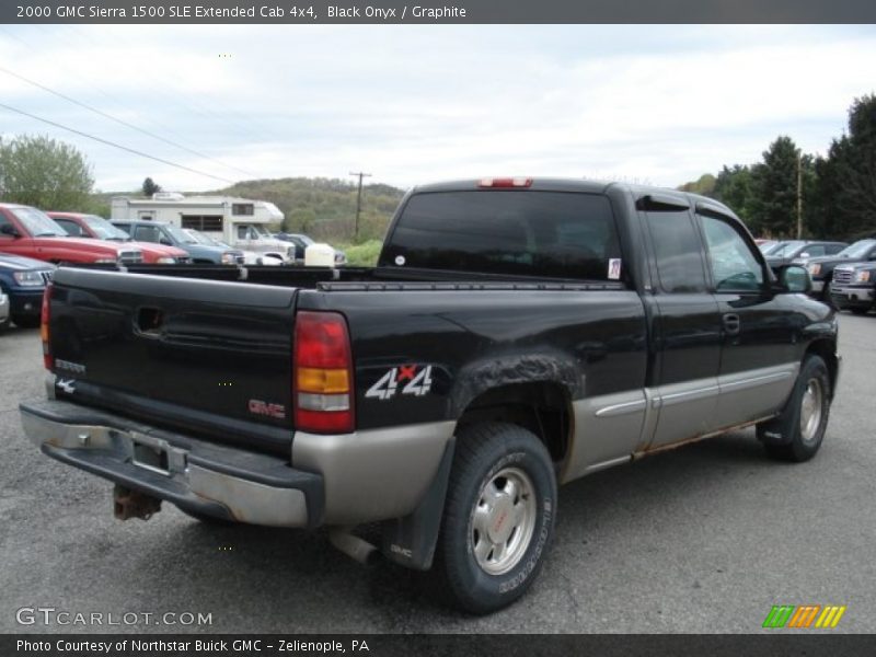Black Onyx / Graphite 2000 GMC Sierra 1500 SLE Extended Cab 4x4