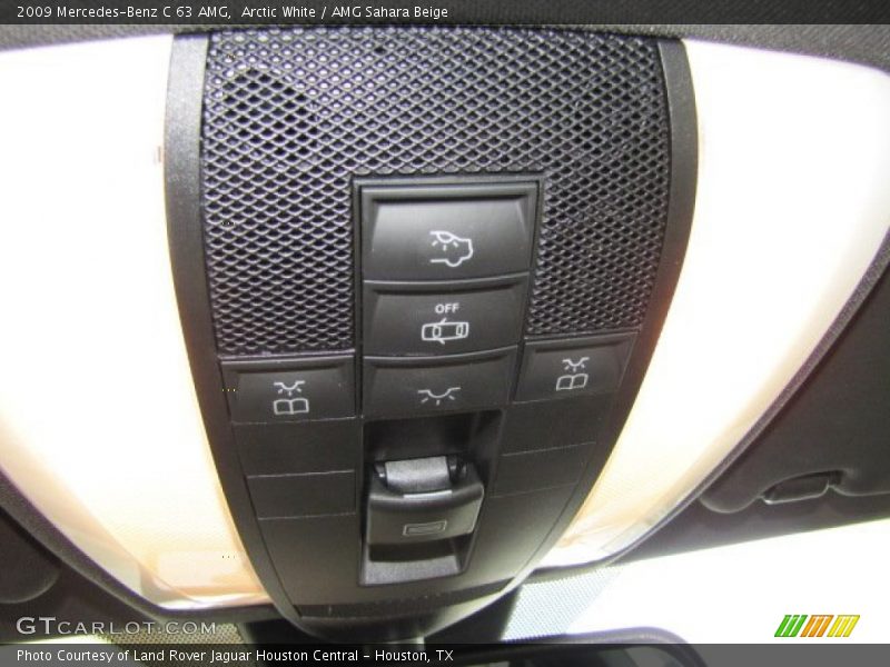 Arctic White / AMG Sahara Beige 2009 Mercedes-Benz C 63 AMG