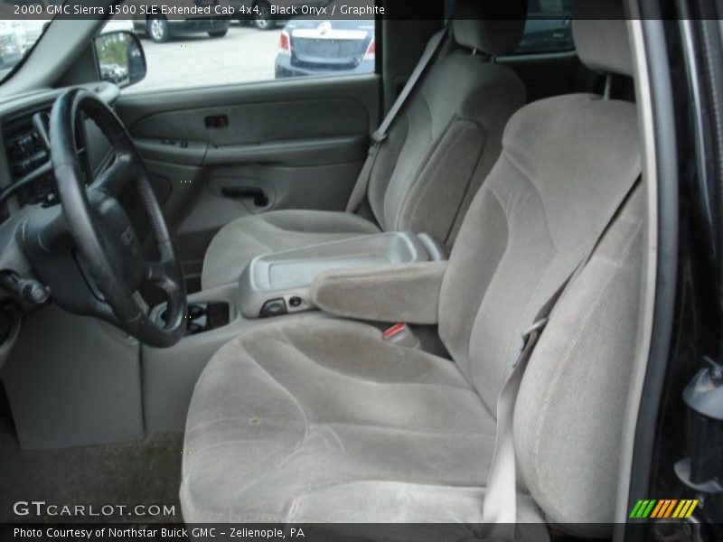 Black Onyx / Graphite 2000 GMC Sierra 1500 SLE Extended Cab 4x4