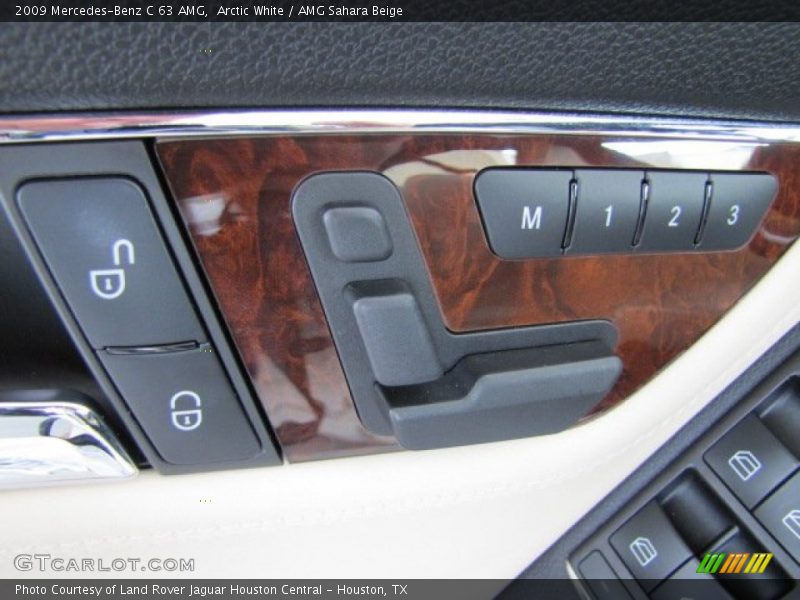 Arctic White / AMG Sahara Beige 2009 Mercedes-Benz C 63 AMG