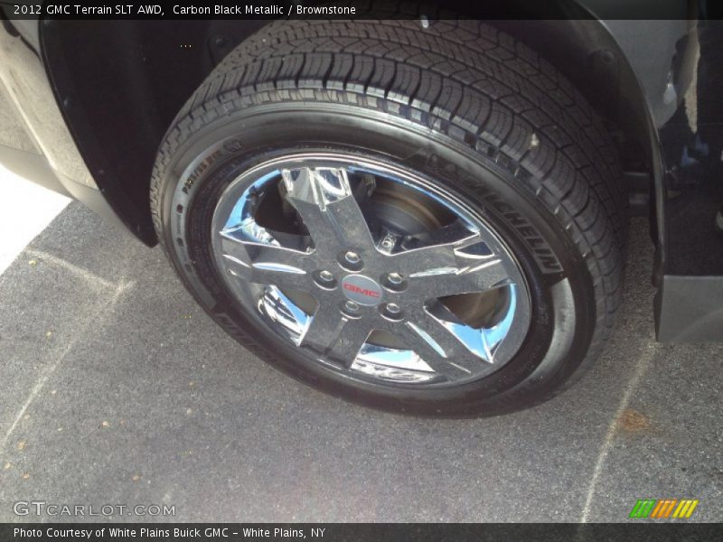 Carbon Black Metallic / Brownstone 2012 GMC Terrain SLT AWD