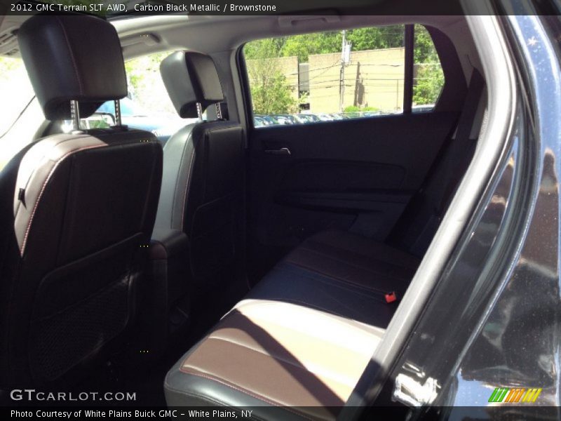 Carbon Black Metallic / Brownstone 2012 GMC Terrain SLT AWD