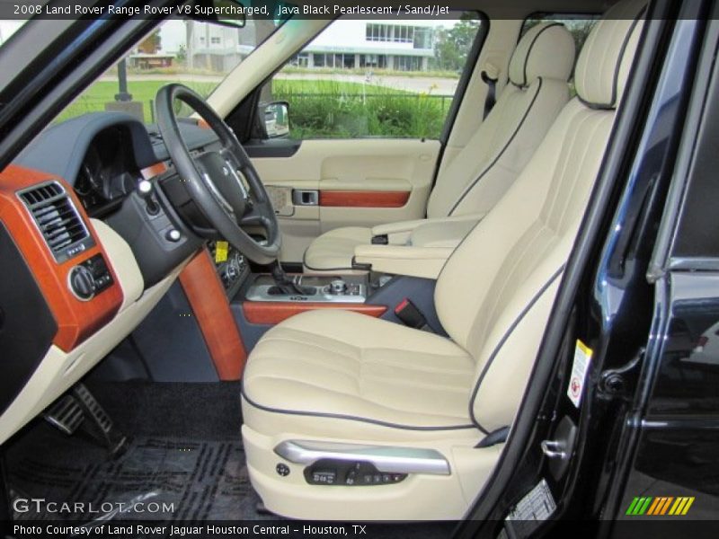 Java Black Pearlescent / Sand/Jet 2008 Land Rover Range Rover V8 Supercharged