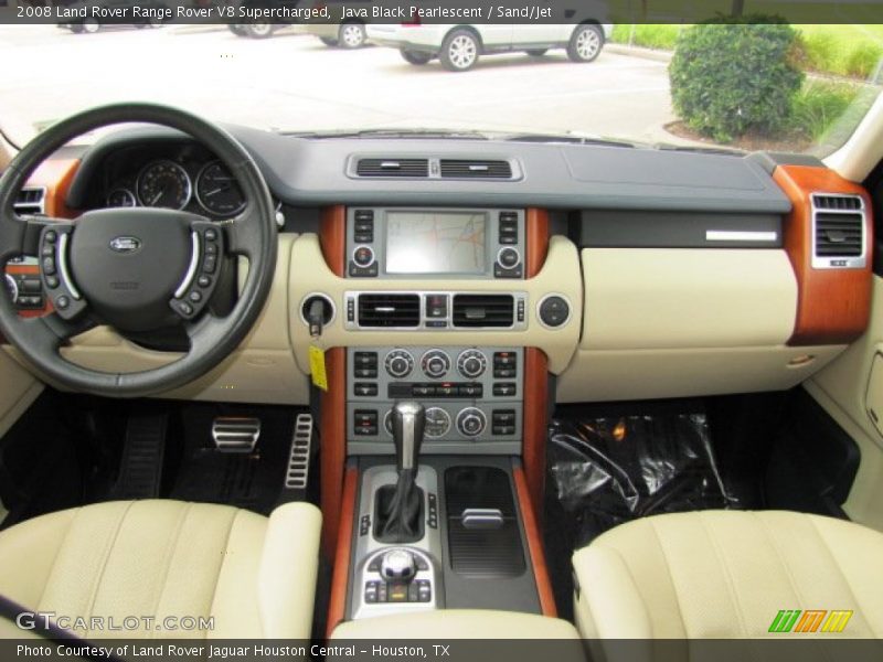 Java Black Pearlescent / Sand/Jet 2008 Land Rover Range Rover V8 Supercharged