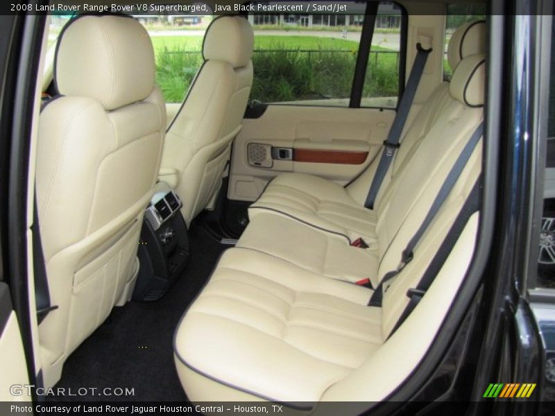 Java Black Pearlescent / Sand/Jet 2008 Land Rover Range Rover V8 Supercharged