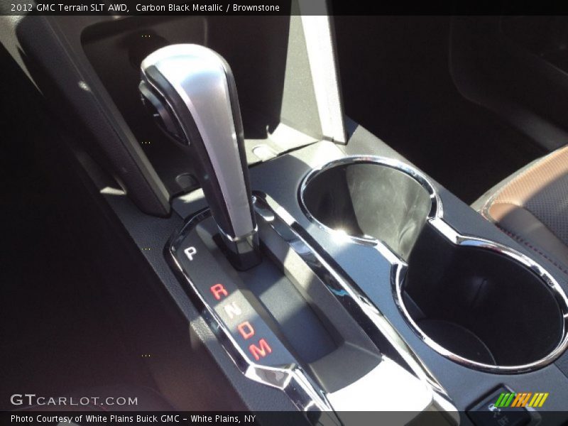 Carbon Black Metallic / Brownstone 2012 GMC Terrain SLT AWD