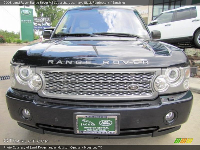 Java Black Pearlescent / Sand/Jet 2008 Land Rover Range Rover V8 Supercharged