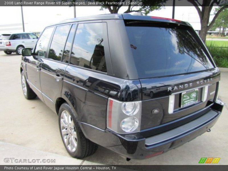 Java Black Pearlescent / Sand/Jet 2008 Land Rover Range Rover V8 Supercharged