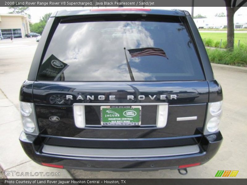 Java Black Pearlescent / Sand/Jet 2008 Land Rover Range Rover V8 Supercharged
