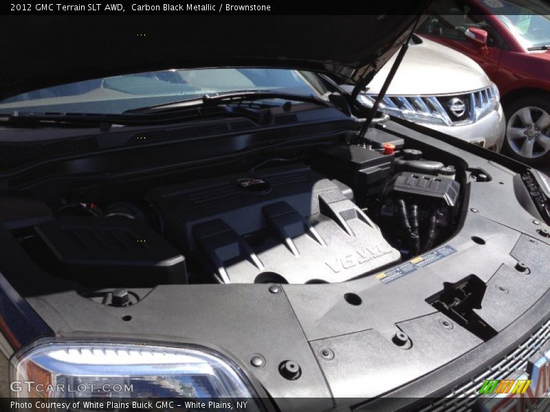 Carbon Black Metallic / Brownstone 2012 GMC Terrain SLT AWD