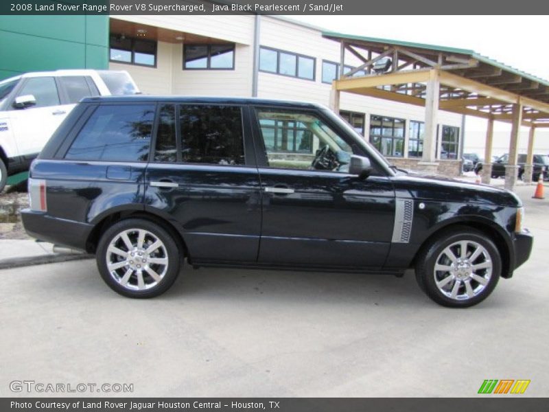 Java Black Pearlescent / Sand/Jet 2008 Land Rover Range Rover V8 Supercharged