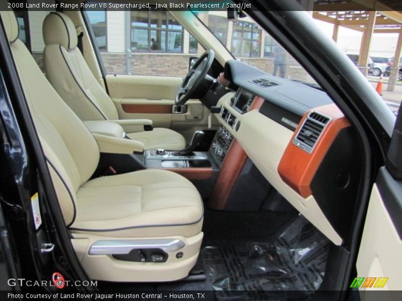 Java Black Pearlescent / Sand/Jet 2008 Land Rover Range Rover V8 Supercharged