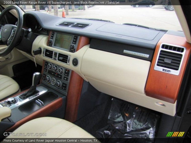 Java Black Pearlescent / Sand/Jet 2008 Land Rover Range Rover V8 Supercharged