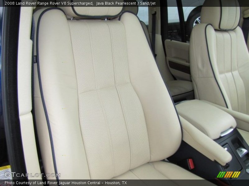 Java Black Pearlescent / Sand/Jet 2008 Land Rover Range Rover V8 Supercharged