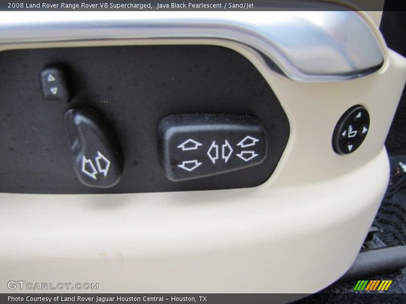 Java Black Pearlescent / Sand/Jet 2008 Land Rover Range Rover V8 Supercharged