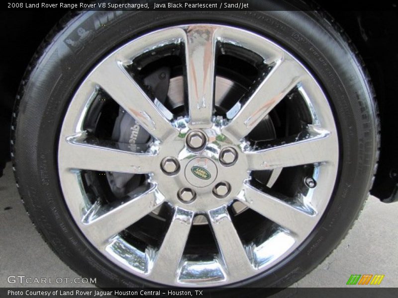 Java Black Pearlescent / Sand/Jet 2008 Land Rover Range Rover V8 Supercharged