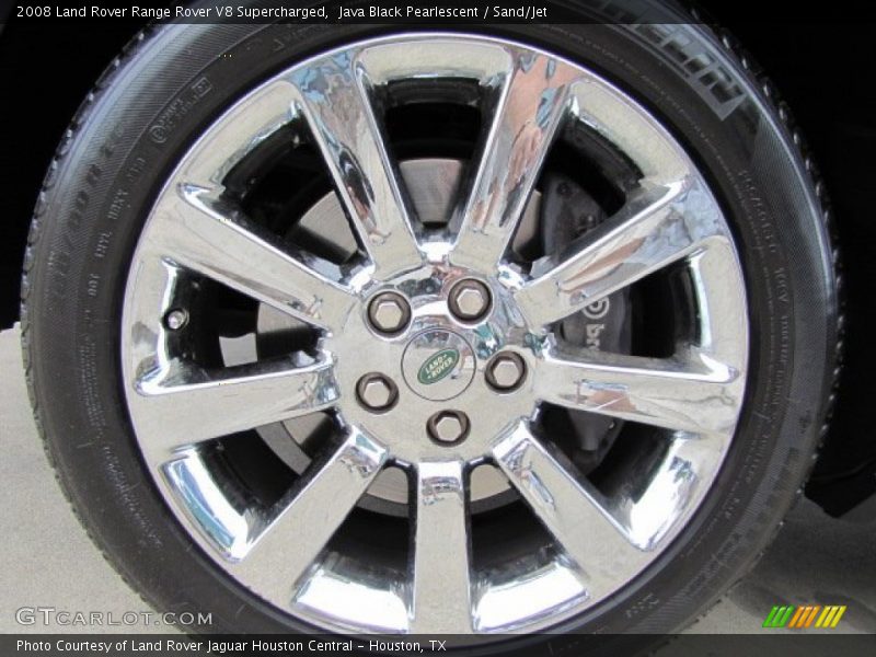 Java Black Pearlescent / Sand/Jet 2008 Land Rover Range Rover V8 Supercharged
