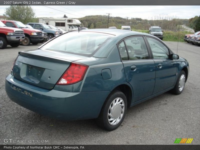 Cypress Green / Gray 2007 Saturn ION 2 Sedan