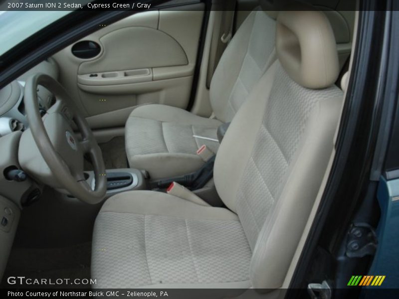 Cypress Green / Gray 2007 Saturn ION 2 Sedan