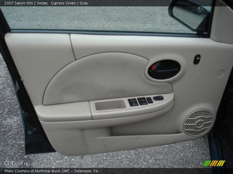 Cypress Green / Gray 2007 Saturn ION 2 Sedan