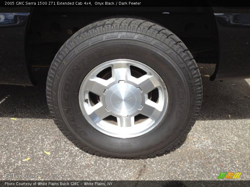 Onyx Black / Dark Pewter 2005 GMC Sierra 1500 Z71 Extended Cab 4x4