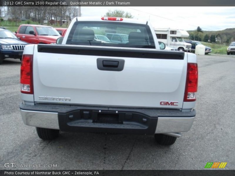 Quicksilver Metallic / Dark Titanium 2012 GMC Sierra 1500 Regular Cab
