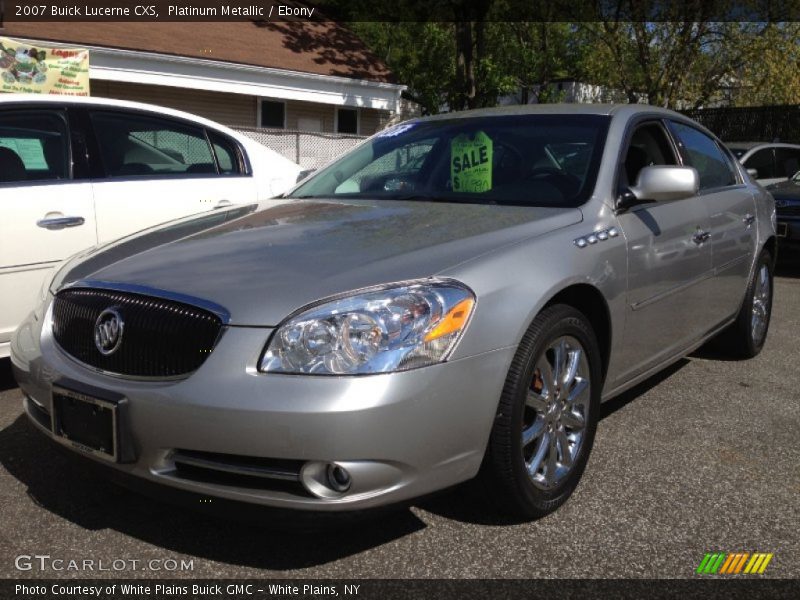 Platinum Metallic / Ebony 2007 Buick Lucerne CXS