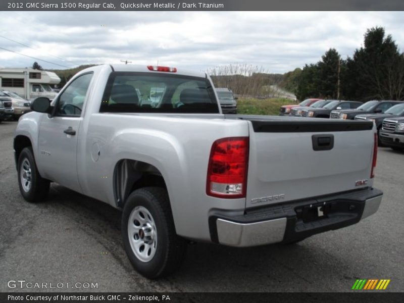 Quicksilver Metallic / Dark Titanium 2012 GMC Sierra 1500 Regular Cab