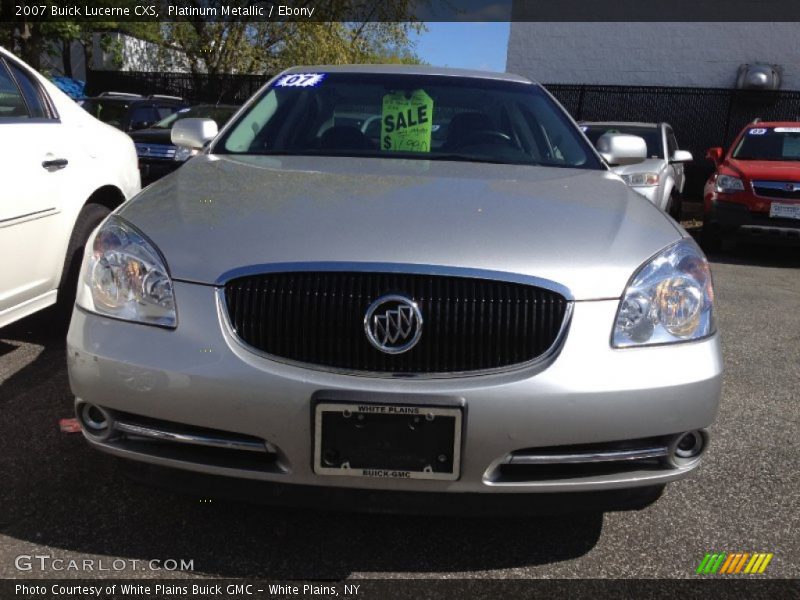 Platinum Metallic / Ebony 2007 Buick Lucerne CXS