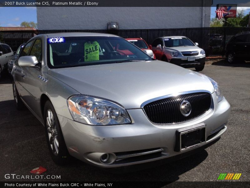 Platinum Metallic / Ebony 2007 Buick Lucerne CXS