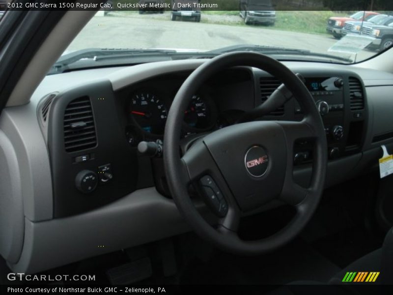 Quicksilver Metallic / Dark Titanium 2012 GMC Sierra 1500 Regular Cab