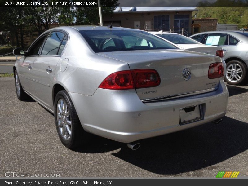 Platinum Metallic / Ebony 2007 Buick Lucerne CXS