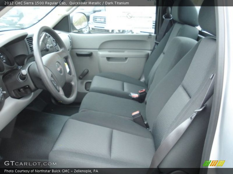 Quicksilver Metallic / Dark Titanium 2012 GMC Sierra 1500 Regular Cab