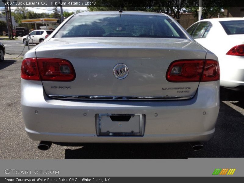 Platinum Metallic / Ebony 2007 Buick Lucerne CXS