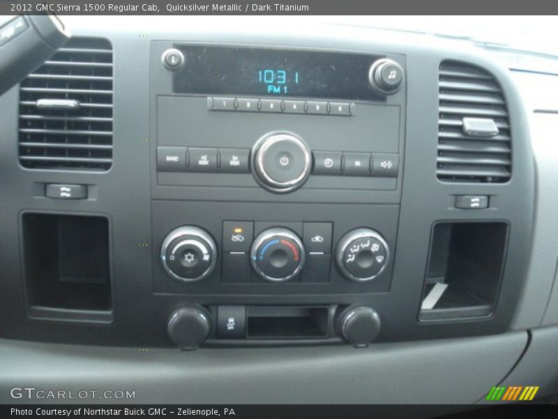 Quicksilver Metallic / Dark Titanium 2012 GMC Sierra 1500 Regular Cab