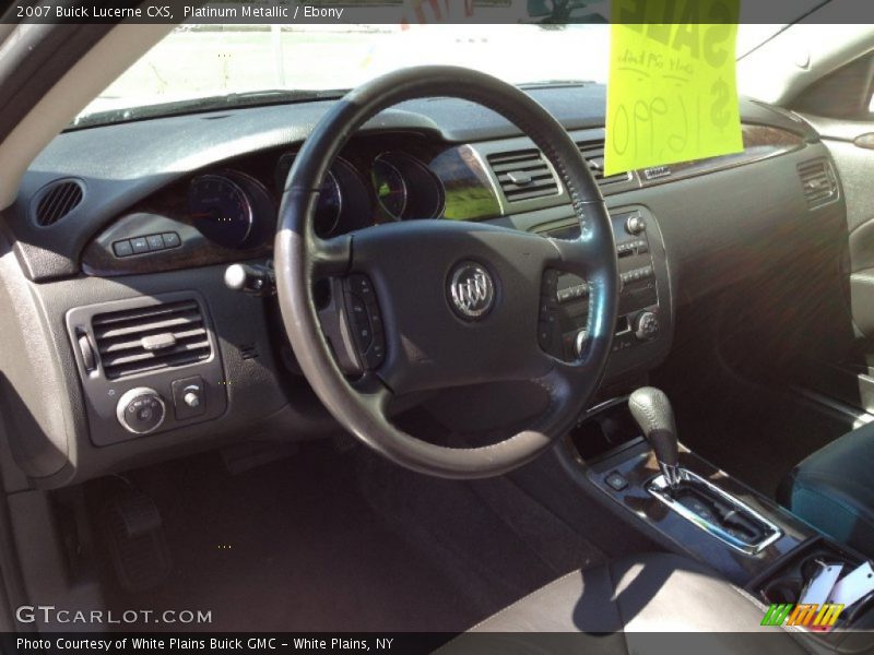 Platinum Metallic / Ebony 2007 Buick Lucerne CXS