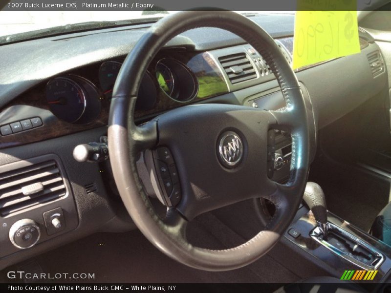 Platinum Metallic / Ebony 2007 Buick Lucerne CXS