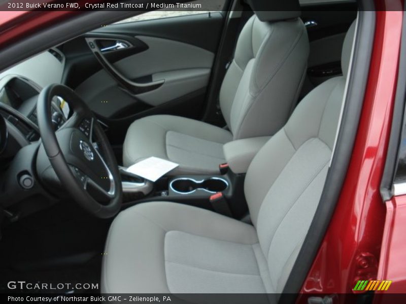 Crystal Red Tintcoat / Medium Titanium 2012 Buick Verano FWD